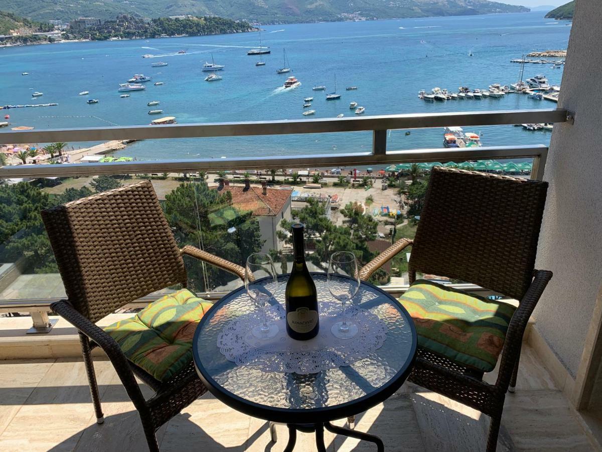 Panoramic Sea View 3-Bedroom Apartment 50 M From The Sea Budva Exterior foto